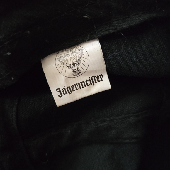 Jagermeister Logo Black Military Cadet Adjustable Hat Light Wear - Picture 5 of 5